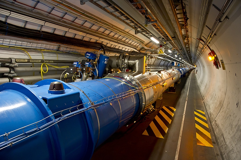 Large Hadron Collider Tunnel at CERN